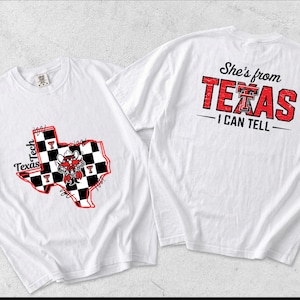 Texas Tech Fan Tshirt for College Football