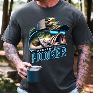 Gift for Men Who Fish Funny Mens Fishing T-Shirt for Dad Bass Fisherman Graphic Tee Gift for Fisherman Fishing Shirt for Co Worker