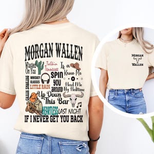 Morgan Wallen Tshirt for Country Music Lovers T-Shirt Country Music Fan Western Tee Trendy Graphic Shirt Gift for Country Music Lovers