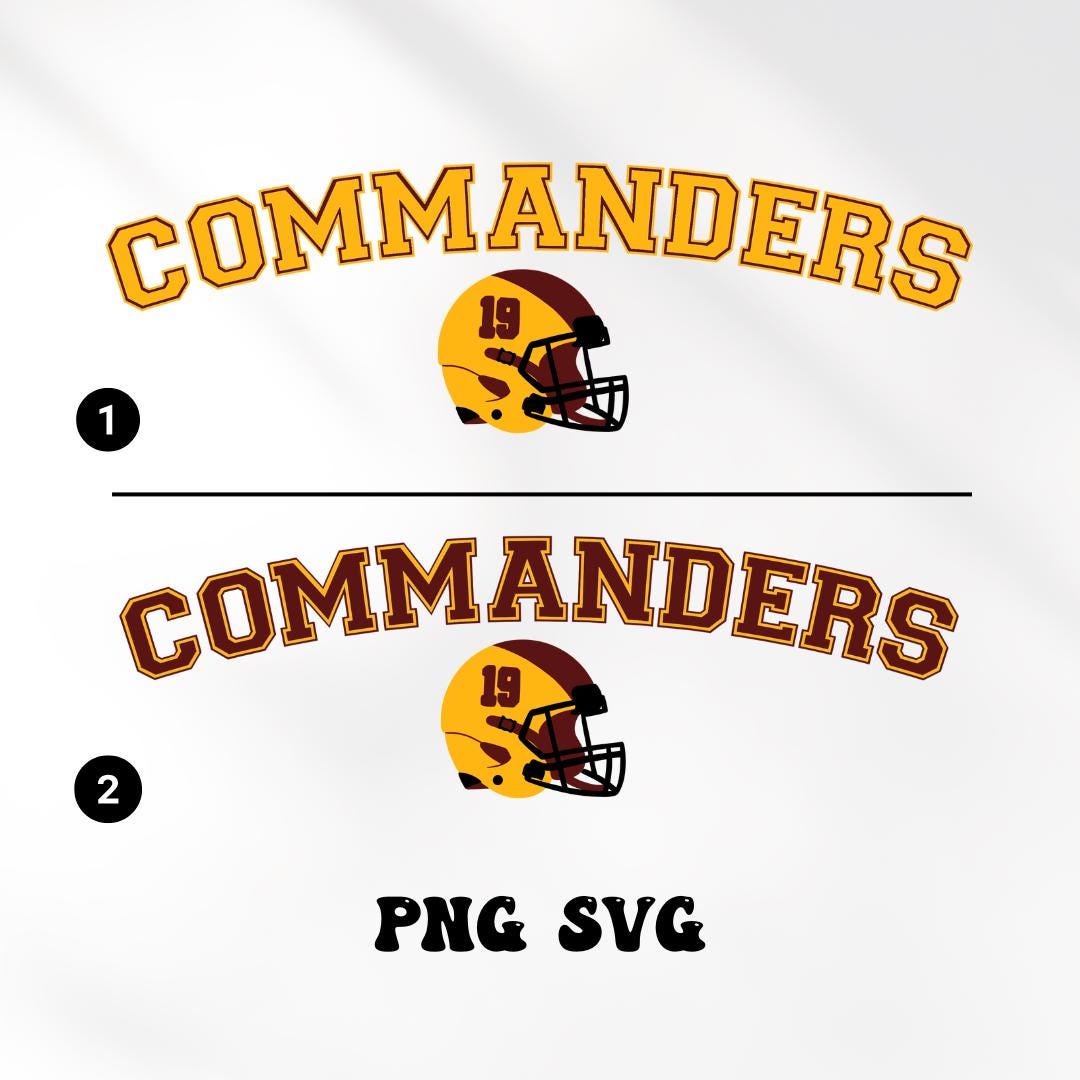 Commanders Svg Png, Washington Football Svg Png, Commander Football Png ...