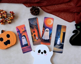 Segnalibro fantasma di Halloween, simpatico regalo spettrale per bambini