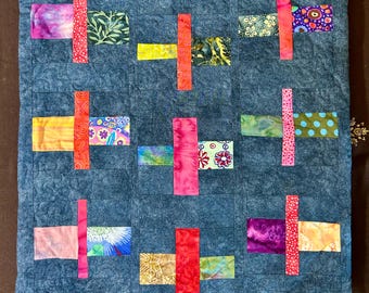 Handmade Quilt Pillow Cover- Vintage