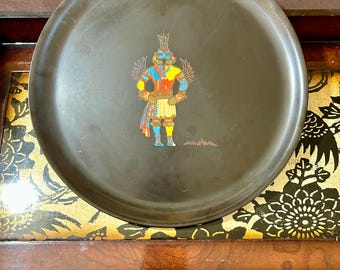 Couroc "Kachina" Serving Plate - Vintage