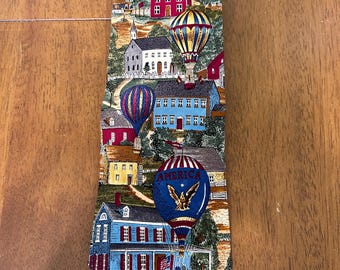 Vintage Tango by Max Raab Silk Neck Tie Americana Series View From Above