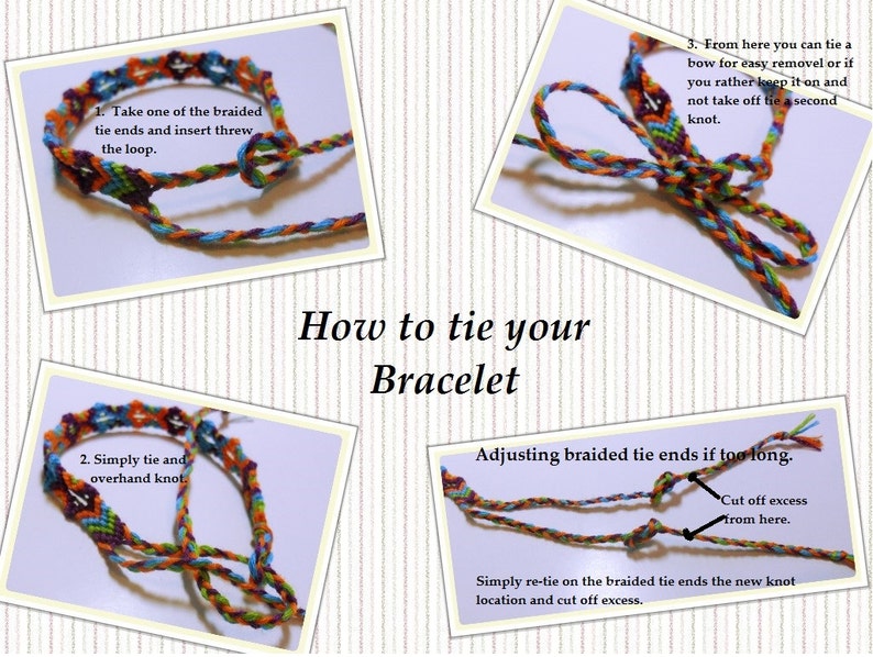 Woven Twisted Tie Knot Friendship Bracelet 34003 - Etsy