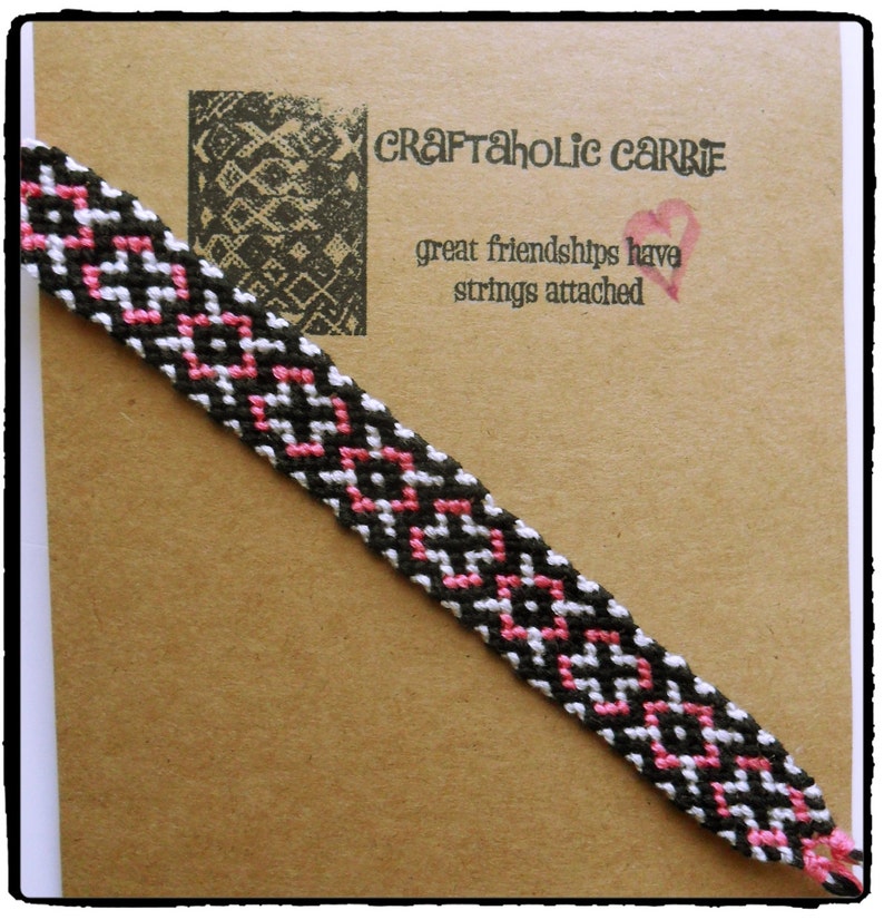 Woven X & O's Friendship Bracelet 31841 image 2