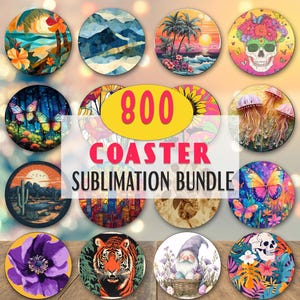 800 PNG Car Coaster Sublimation Design, Car Coaster Designs, Round Sublimation Design, Instant Download, Commercial Use Png