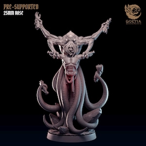 Void Parasite | Eldritch Horror Miniature | Goetia Miniatures | Madhouse | 3d Printed Resin Mini | Fantasy | DnD | RPG