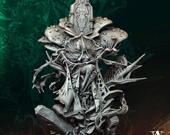 Ymircyne | Demon Plant Flower Miniature | Archvillain Games | Tome of Demons Vol 4 | 3d Printed Resin Mini | Fantasy | DnD | RPG