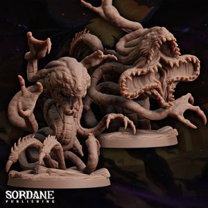 Bestial Parasite | Plant Demon Miniature | Sordane Publishing | Monster Mayhem 2 | 3d Printed Resin Mini | Fantasy | DnD | RPG