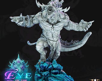 Storm Troll | Ogre Monster Miniature | Archvillain Games | Eye of the Storm | 3D Printed Resin Mini | Fantasy | DnD | RPG