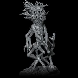 Nightmare Weaver - 8 Inch Tall 3D Printed Body Horror Miniature for Tabletop RPGs and D&D
