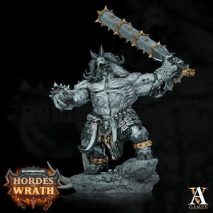 Wrathogar | Demon Beast Miniature | Archvillain Games | Hordes of Wrath | 3d Printed Resin Mini | Fantasy | DnD | RPG
