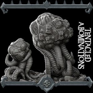 Tentacled Abomination | Eldritch Horror Miniature | Rocket Pig Games | 3d Printed Resin Mini | Fantasy | DnD | RPG