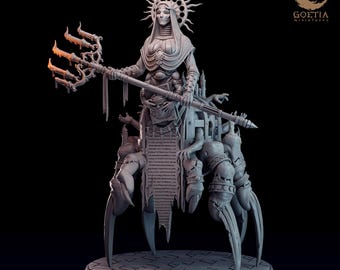 Walker of the Isles | Holy Hellish Horror Miniature | Goetia Miniatures | Keepers of the Keys | 3d Printed Resin Mini | Fantasy | DnD | RPG