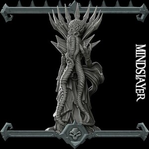 Mindslayer | Mindflayer Eldritch Horror Miniature | Rocket Pig Games | 3d Printed Resin Mini | Fantasy | DnD | RPG