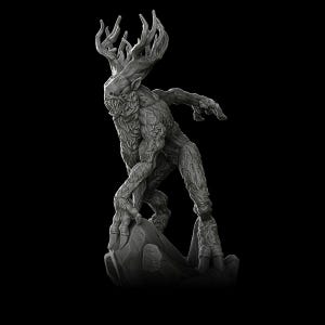 Ramgorer | Dark Fantasy Beast Miniature | Rocket Pig Games | Death Haven | 3d Printed Resin Mini | Fantasy | DnD | RPG | TTRPG | Tabletop