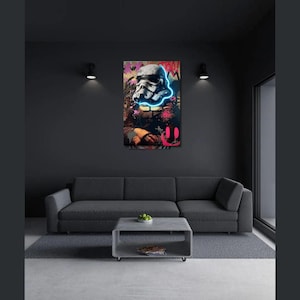 Neon Decor LED Poster | Neon Sign Art for Home Decor | Bright Wall Art & Room Ambiance
