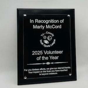 Custom Acrylic Award Plaque: Personalized Recognition Plaque