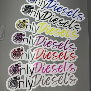Only Diesels sticker