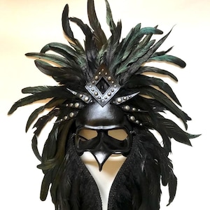 Raven Leather Mask