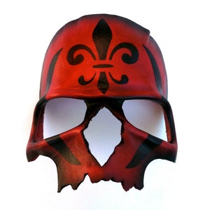 Red Death Leather Mask