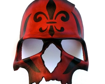 Red Death Leather Mask