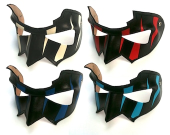 Leren Guardian-masker