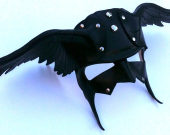 Máscara de cuero Stryx