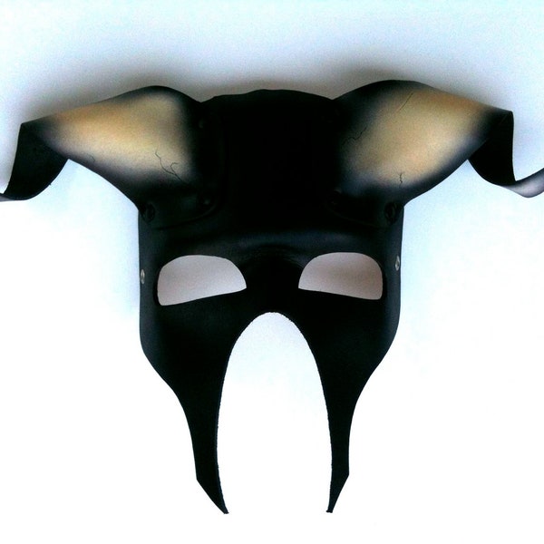 Minotaur Leather Mask (version 2)