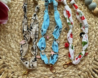 Bandana Charm Car Freshie Hanger | Fabric Air Freshener Holder |  Car Decor