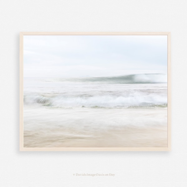 Ocean wave print, Abstract seascape, Seascape print, Minimalist seascape, Wave photograph, Coastal abstract, Wave seascape decor, Surf print