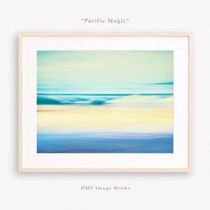 Abstract ocean wave photograph, Surf photography, Colorful ocean photo, Abstract California seascape, Pacific sea coast, Coastal wall art