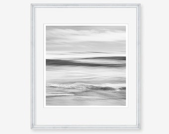 ocean wave printable, surf download, wave print download, black and white photograph, black and white seascape, black and white abstract,