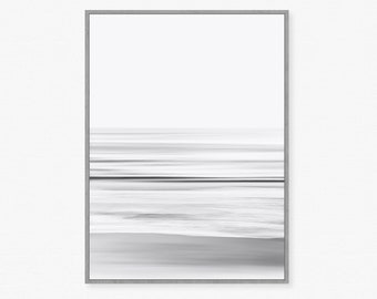 Black and white print, Abstract ocean photo, Wave printable art,  Seascape surf print, Beach printable, Minimalist wave art, Ocean waves art