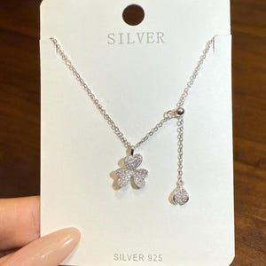 silver necklace
