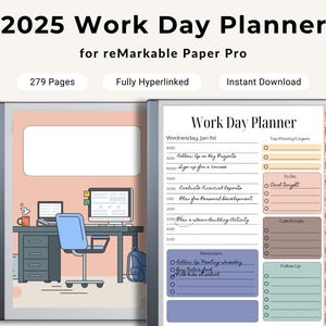 reMarkable Paper Pro Digitaler Arbeitstage Planer Organizer System papierloser Planer Tages Aufgabenmangement Digitaler Kalender Business Produktivität