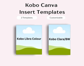Kobo Insert Template Bundle Case Digitaler Download Kindle Hülle Insert Pack Cover Design Digitaler Download DIY Anpassbare Optionen DIY Case