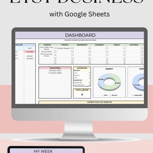 Etsy Business Planner Workflow Template Product Planner Task List Idea ...