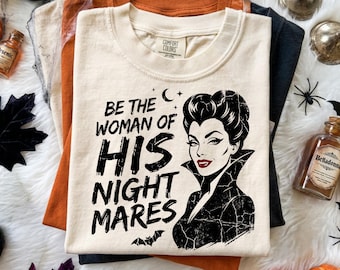 Be the Woman of His Nightmares PNG, Vintage Vampire Halloween Design, Feminist Sublimation, Digital Download