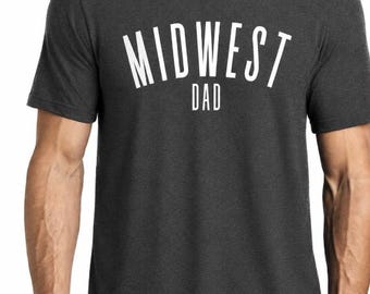 Midwest Dad T-Shirt: Unisex Graphic Tee for Midwestern Father