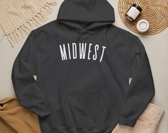 Midwest Hooded Sweatshirt For Great Lakes Hoodie Pullover