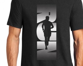 Runner Shirt For Marathon Tri-Blend Tee Activewear T-Shirt For Athlete