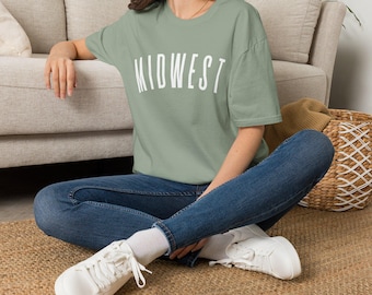 Midwest Soft-style T-Shirt Crewneck Unisex Shirt For Midwesterner