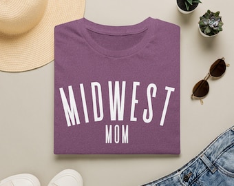 Midwest Mom Soft-Style Crewneck T-Shirt For Midwesterner Mothers