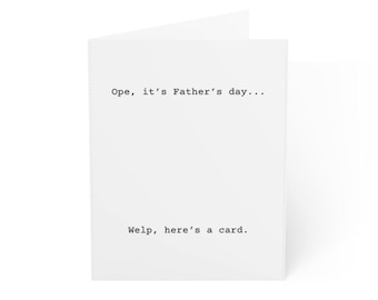 Ope! Father's Day Midwest Greeting Card For Dad