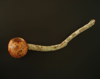 UNMITIGATED GALL wooden spoon hand carved by Spoontaneous, wood spoon, wood carving, art spoons, kitchen, sculptural spoon