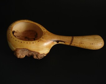 CEREMONIAL BURL wooden spoon hand carved by Spoontaneous, wood spoon, wood carving, art spoons, spoon, carved spoon, wood anniversary gift