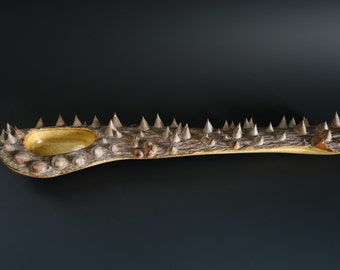 ORC wooden spoon hand carved by Spoontaneous, wood spoon, wood carving, art spoons, carved spoon, sculptural spoon