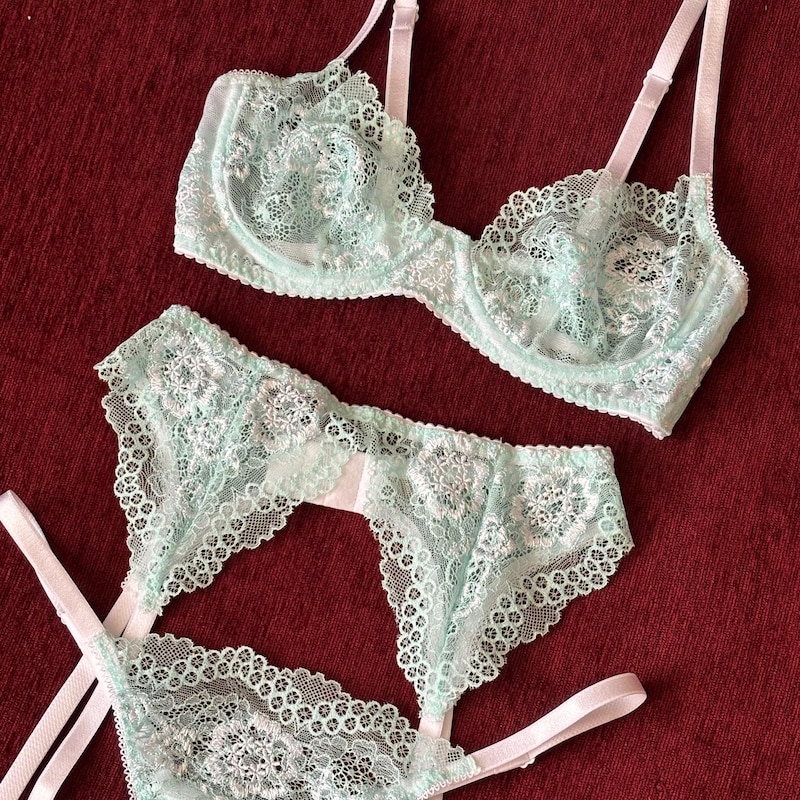 green-lingerie-etsy